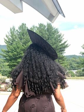 Black clip on hat! Make a statement